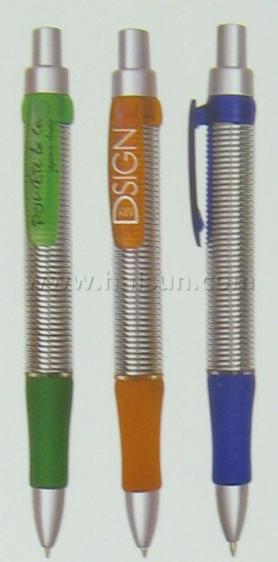 Ball Pens_ HSNH011A_Spring pens_ flexible pens_ bendable pens_ spring barrel pens_