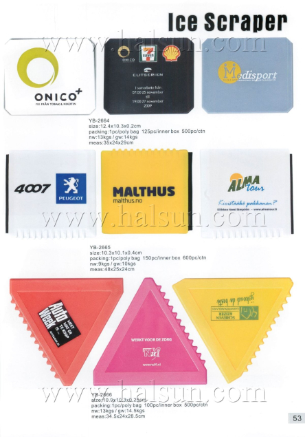 Inexpensive Mini Ice Scrapers with custom logo Imprint,YB-2664,YB-2665,YB-2666