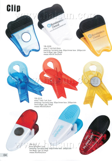 Magnetic Memo Holder Promotional Paper Clip,YB-2209,,YB-2210,,YB-2211