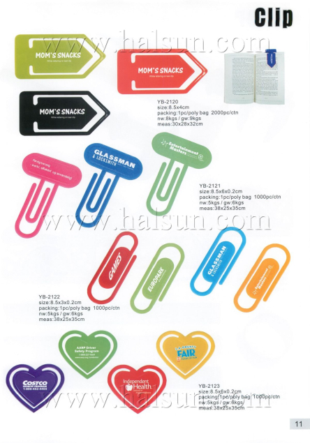 Promotional Plastic Paper Clips,Large Arrow Paper Clips,Heart Paperclips,YB-2120,YB-2121,YB-2122,YB-2123