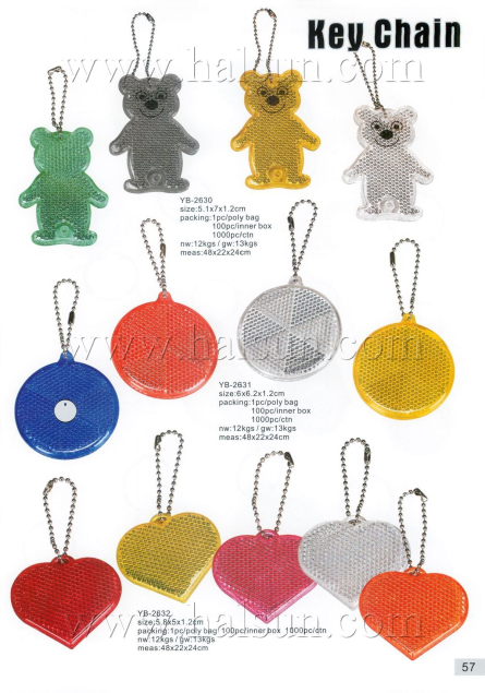 Promotional Reflective Keychains,YB-2630,YB-2631,YB-2632