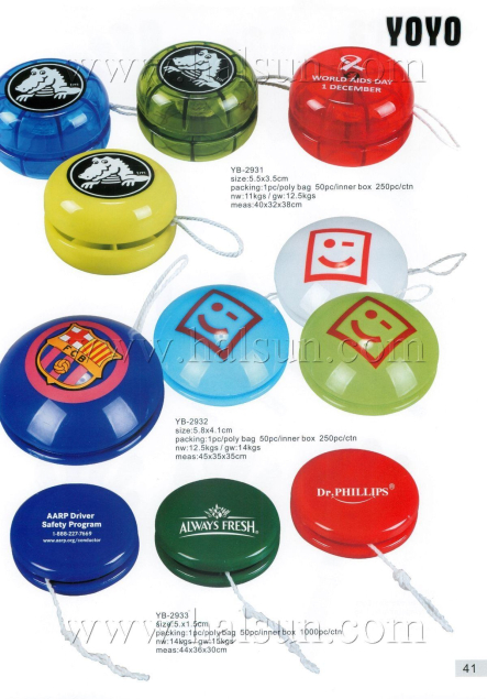 Promotional Yo-Yos, Custom Yo-Yo,YB-2931,YB-2932,YB-2933