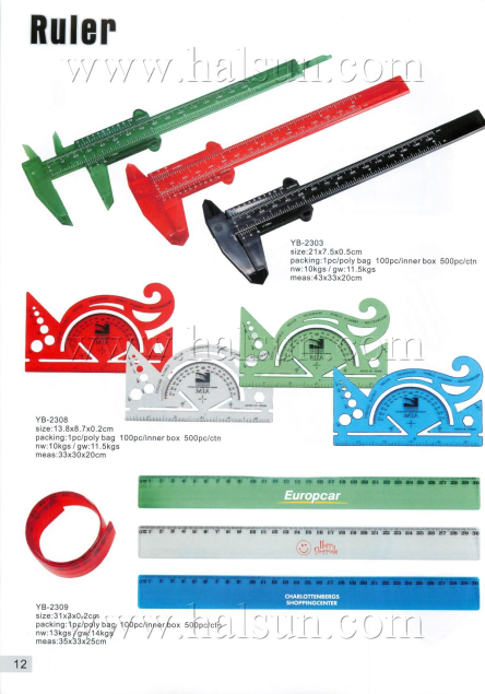 Soft Rulerr,plastic vernier caliper,YB-2303,YB-2308,YB-2309