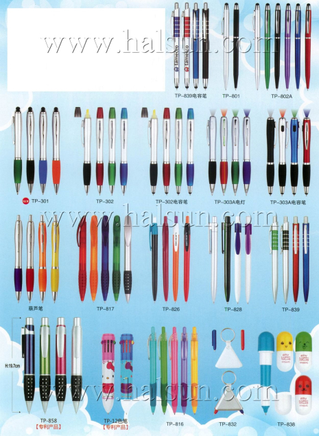 3 in one pens,Stylus Pens with highlighter, stylus pens with flashlights,12 color pens,TP858,Triangle Pens,_Promotional Ballpoint Pens_2014_09_21_15_20_12