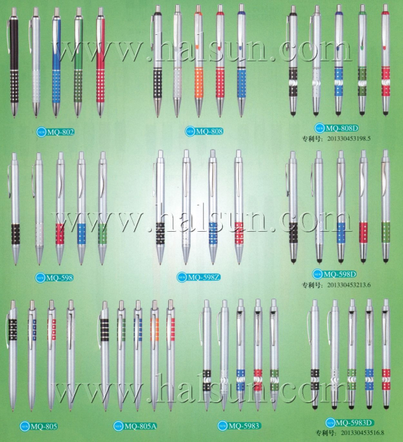 Aluminum barrel Pens, MQ-598Z,Stylus Pens_Promotional Ballpoint Pens_2014_09_21_15_20_09