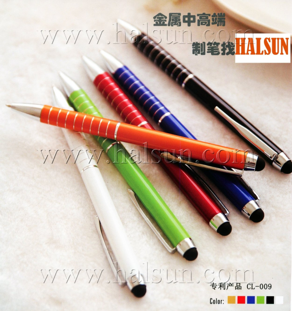 Metal Barrel Twist Action Ballpoint Pens with Capacitive Stylus,2015_08_07_17_28_37