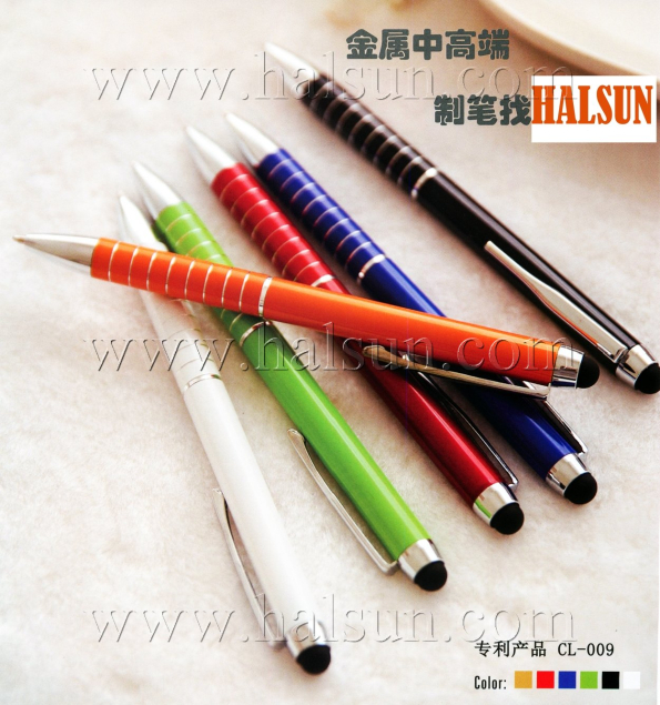 Metal Barrel Twist Action Ballpoint Pens with Capacitive Stylus,2015_08_07_17_28_37