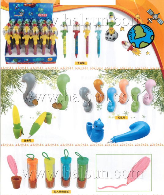 rocket pens,squirrel pens,corn pens,cactus highlighters,Ball Pens_2014_09_21_15_05_24