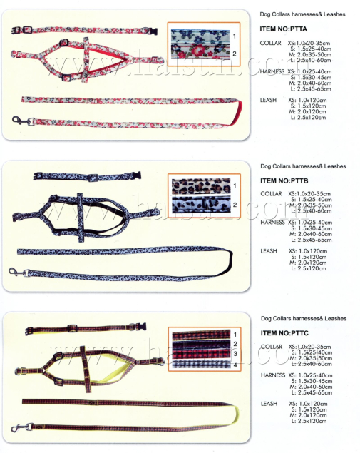 Dog Collars,Harnesses,Leashes,PTTA