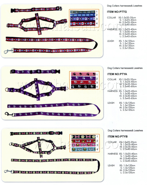 Dog Collars,Harnesses,Leashes,PTTG