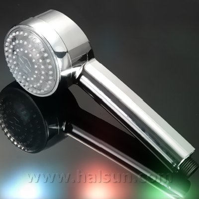 3 color LED Shower Head lights Water Power_HSLSL068-02