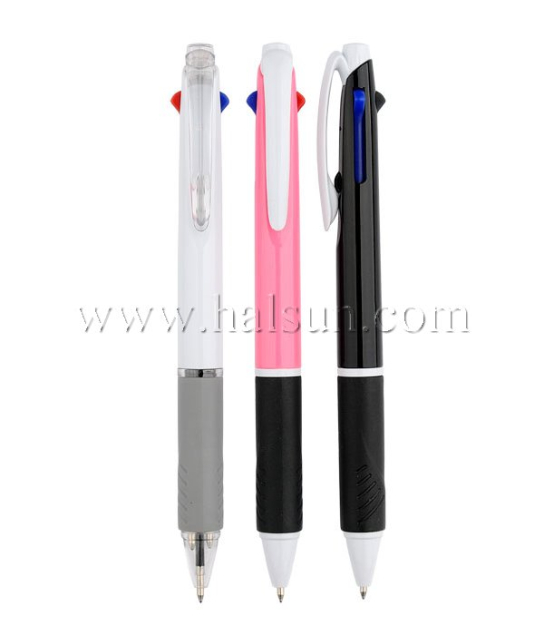 3 in 1 multi color pens_3 color pens_multi color pens_blue red black pens__Promotional Ballpoint Pens_Custom Pens_HSHCSN0059