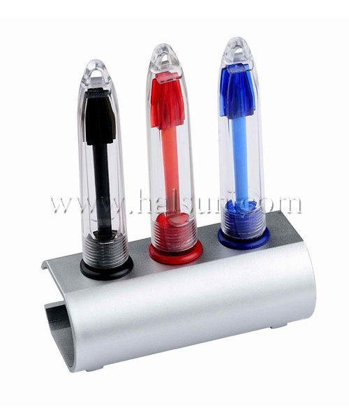 3 in one Desk Pen combo_Promotional Ballpoint Pens_Custom Pens_HSHCSN0190