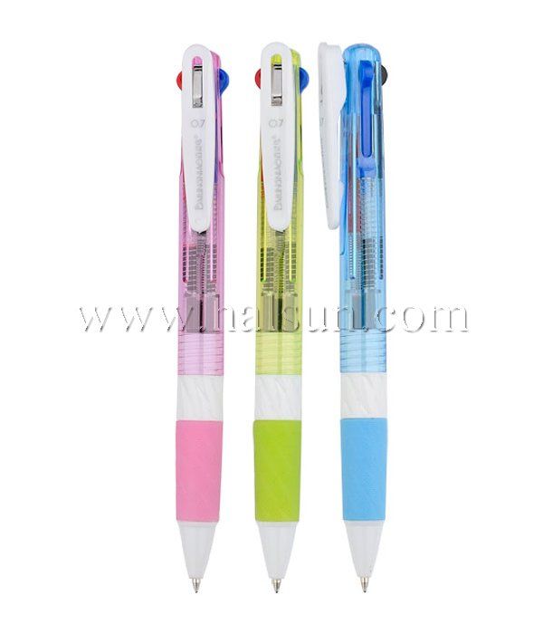 3 in one multi color pens_3 color pens_multi color pens_Promotional Ballpoint Pens_Custom Pens_HSHCSN0045