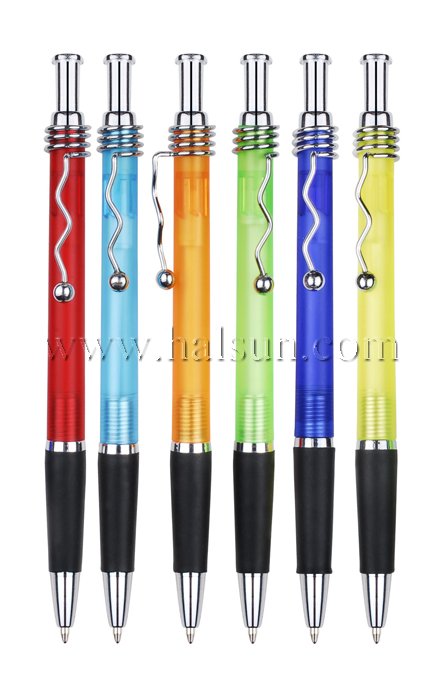 Ballpoint Pens with Steel Wire Clip_HSBPA6125 Ballpoint Pens with Steel Wire Clip_HSBPA6125
