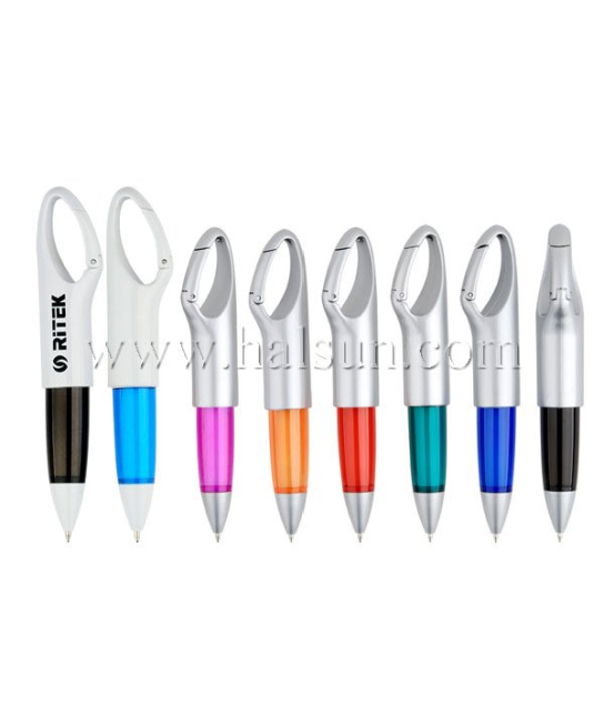Carabiner pens_mnini carabiner pens_Promotional Ballpoint Pens_Custom Pens_HSHCSN0225