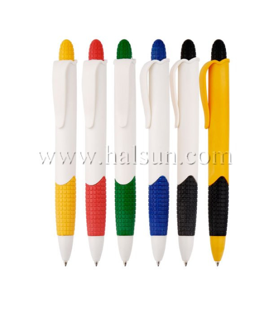 Corn Plastic Pens_ ECO PENS_Promotional Ballpoint Pens_Custom Pens_HSHCSN0183