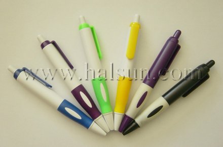 Custom Ballpoint Pens with dual color grip_ HSBPA6058