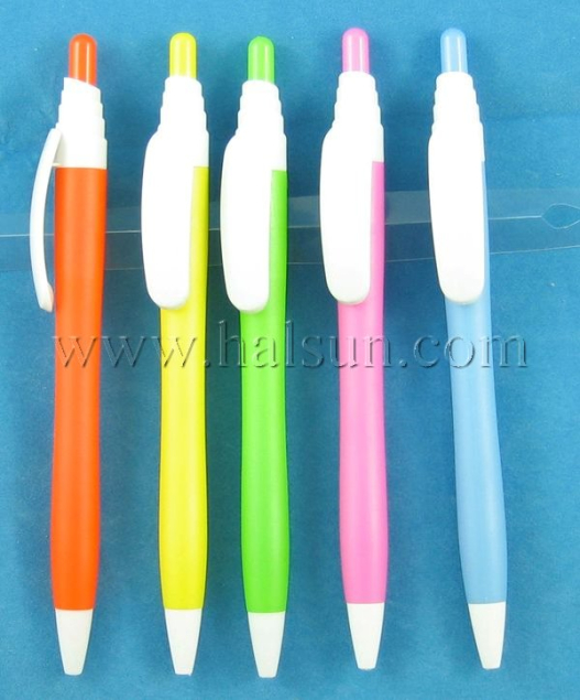 HSAJH618_solid module frosted barrel plastic ball pen_low cost for promtional use