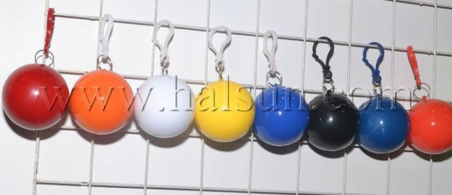 Logo compressed Raincoats in balls