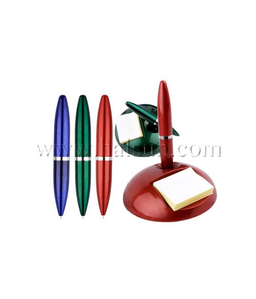 Magnetic float Desk Pens with memo_Promotional Ballpoint Pens_Custom Pens_HSHCSN0243