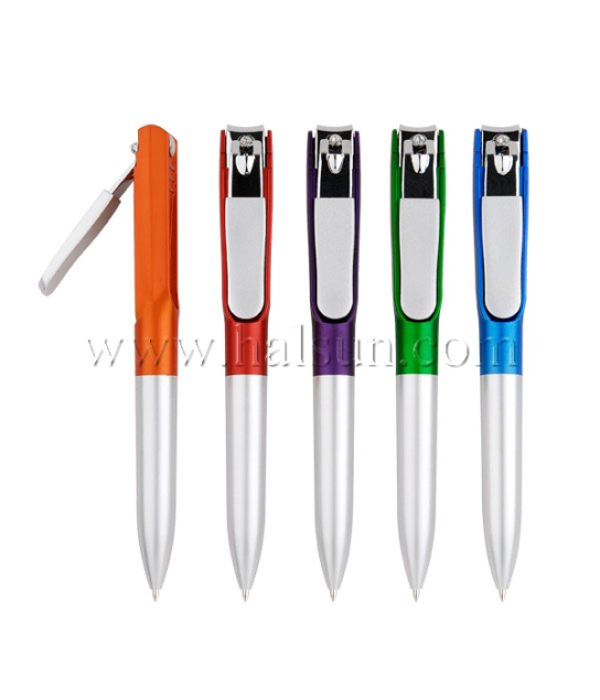 Nail Clipper Pens_Nail Cutter pens_finger nail cutter pens_Promotional Ballpoint Pens_Custom Pens_HSHCSN0001