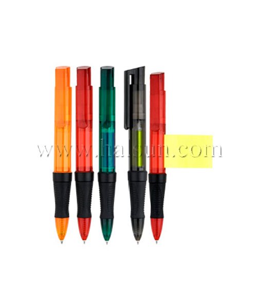 Pen with pull out build-in memo_Promotional Ballpoint Pens_Custom Pens_HSHCSN0206