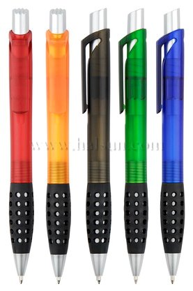 Promotional Ball Pens_Rubber grip with heart_HSBFA5204C