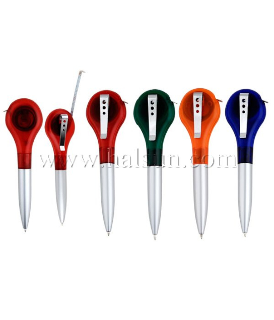 Promotional tape measure pens_pen with metal tape measure_tape measure pen _Ballpoint Pens_Custom Pens_HSHCSN0036