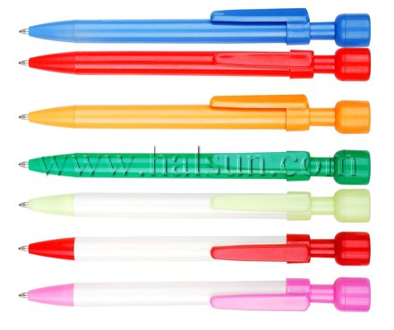 Solid Colored Barrel Ball Pen_HSBPA6076