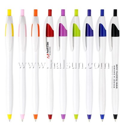 Solid white barrel pens_Promotional Ball Pens_HSBFA5208A