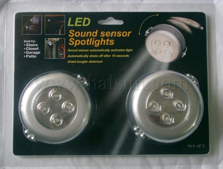 Sound Sensor Spotlights 2-Pack Sound Sensor Spotlights 2-Pack