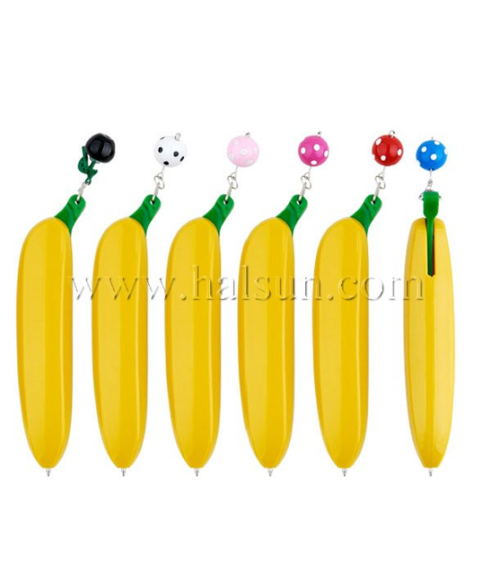 banana pens with a small ball_ banana pen_novelty pens__Promotional Ballpoint Pens_Custom Pens_HSHCSN0049