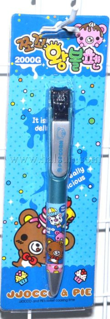 blue nail cutter pen