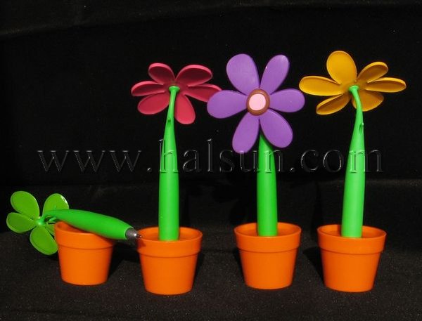 flower pen_soft gel barrel