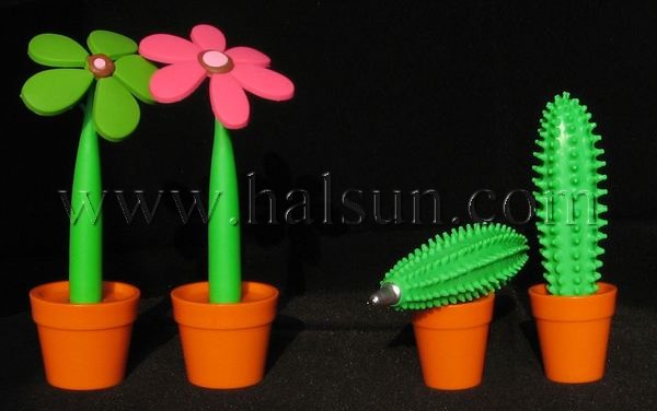 flower pens and cactus pens