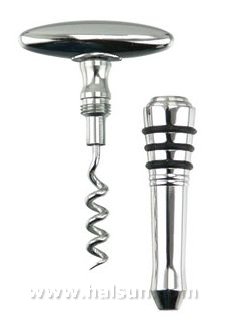 Corkscrew Stopper Combo_Twist-Style Corkscrews_Classic Corkscrew_HSWO738_China Exporter_Supplier_Manufacturer