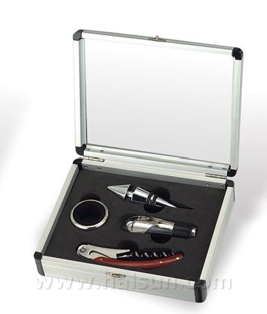 Wine Opener Gift Set-Corkscrew-HSWO8276-BOX_Aluminum Box