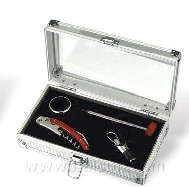 Wine Opener Gift Set-Corkscrew-HSWO8277-BOX_Aluminum Box