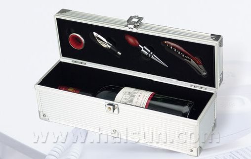 Wine Opener Gift Set-Corkscrew-HSWO8662-BOX_Aluminum Box
