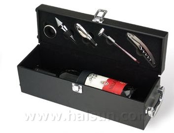 Wine Opener in Leather Gift Box_Wine Opener Gift Set-Corkscrew-HSWO8636-BOX_Leather Box