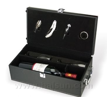 Wine Opener in Leather Gift Box_Wine Opener Gift Set-Corkscrew-HSWO8751-BOX_Leather Box