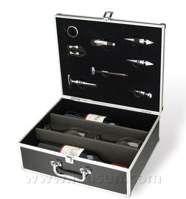 Wine Opener in Leather Gift Box_Wine Opener Gift Set-Corkscrew-HSWO8820-BOX_Leather Box