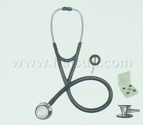 Double Diaphram Cardiology Stainless Steel Stethoscope-HSDT415