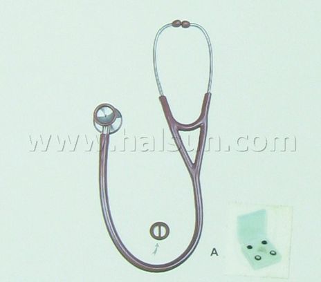STAINLESS STEEL CARDIOLOGY STETHOSCOPE -DT410A