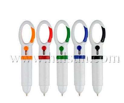 mini carabiner pens_carabiner pens__Promotional Ballpoint Pens_Custom Pens_HSHCSN0072