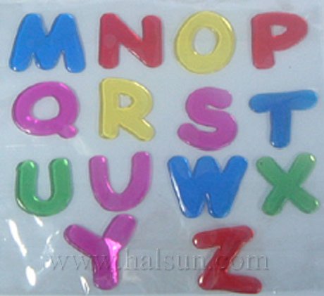 Alphabet Gel Stickers_Alphabet Gel Window Stickers_HSCG9016