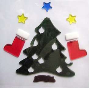 Christmas Gel Stickers_ Christmas Gel Window Stickers_ HSGWSB12