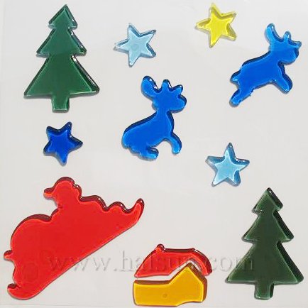 Christmas Gel Stickers_ Christmas Gel Window Stickers_ HSGWSB74