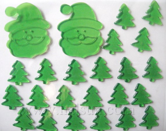 Christmas Gel Stickers_ Christmas Gel Window Stickers_ HSGWSB78
